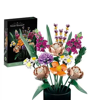 Конструктор X19005 Букет квітів 756 деталей. Китай, фото 2
