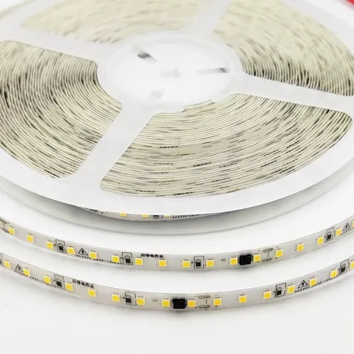 Стрічка BIOM LED SMD 2835-870 lm 7500K 220 V, 120 LED/m, 8 mm, 8W/m, бухта 20m холодний білий