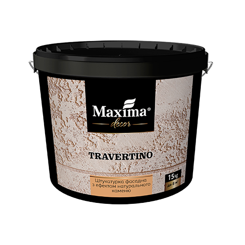 Штукатурка фасадна з ефектом "Travertino" TM "Maxima"