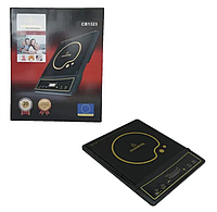 Побутова потужна одноконфоркова настільна переносна мініелектропліта, домашня електрична плита 2000W