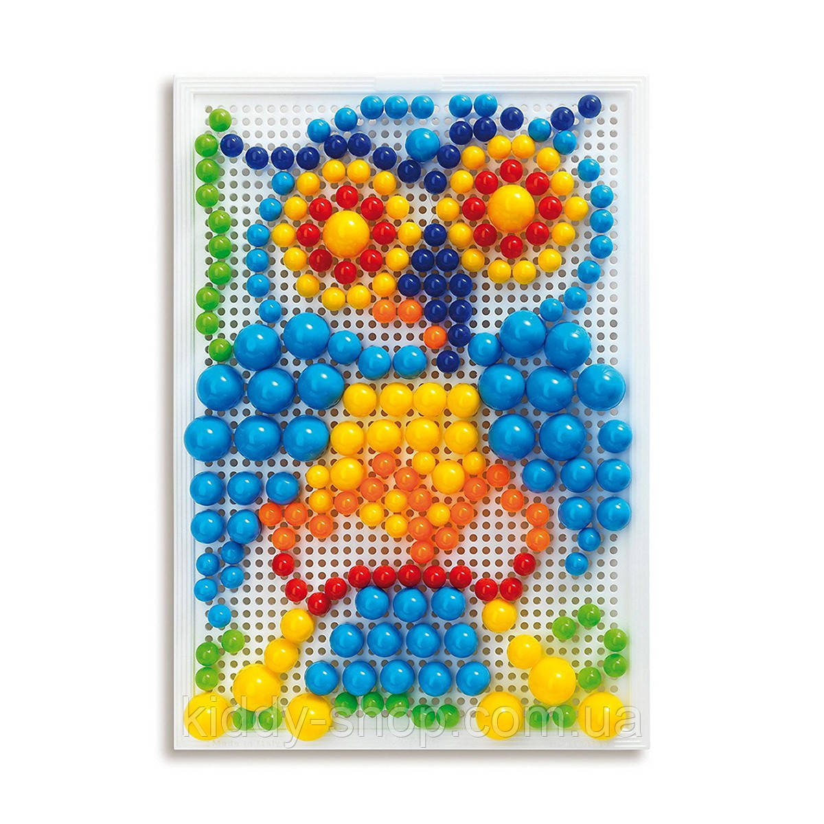 Набір - Для Занять Мозаїкою (10-15-20 Мм Фішки (280 Шт.) + Дошка 28Х20), фото 1