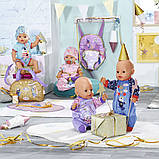 Одяг для ляльки BABY born - Святковий комбінезон (синій), фото 9