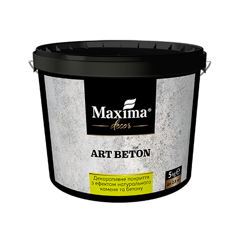 Декоративне покриття з ефектом натурального каменю та бетону "Art Beton" TM "Maxima"