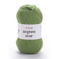 YarnArt ANGORA STAR (Ангора Стар) № 098 зелений (Пряжа, нитки для в'язання)