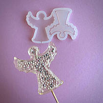 Силіконовий молд для льодяників "Ангел-брязкальце"