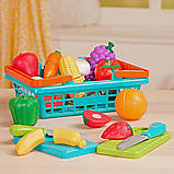 Ігровий Набір Для Двох- Овочі-Фрукти На Липучках, фото 6