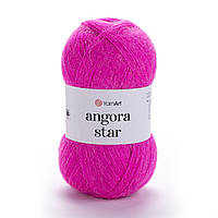 YarnArt ANGORA STAR (Ангора Стар) № 174 малина неон (Пряжа, нитки для в'язання)