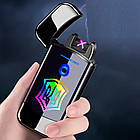 Дводугова запальничка USB символіка України в подарунковій упаковці US-571K2,, фото 2