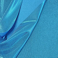 Stretch metallic Dot shine Lycra Turquoise on Turquoise Chrisanne Clover 1м