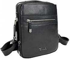 Чоловіча сумка з натуральної шкіри Tavinchi чорний (mrk)