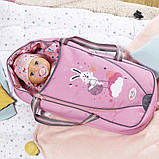 Люлька-переноска для ляльки Baby Born 2 в 1 — Солодкої сни, фото 6