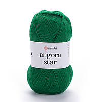 YarnArt ANGORA STAR (Ангора Стар) № 338 зелений (Пряжа, нитки для в'язання)