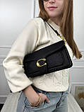 Жіноча сумка Coach Tabby чорний класичний Коуч через плече, фото 2