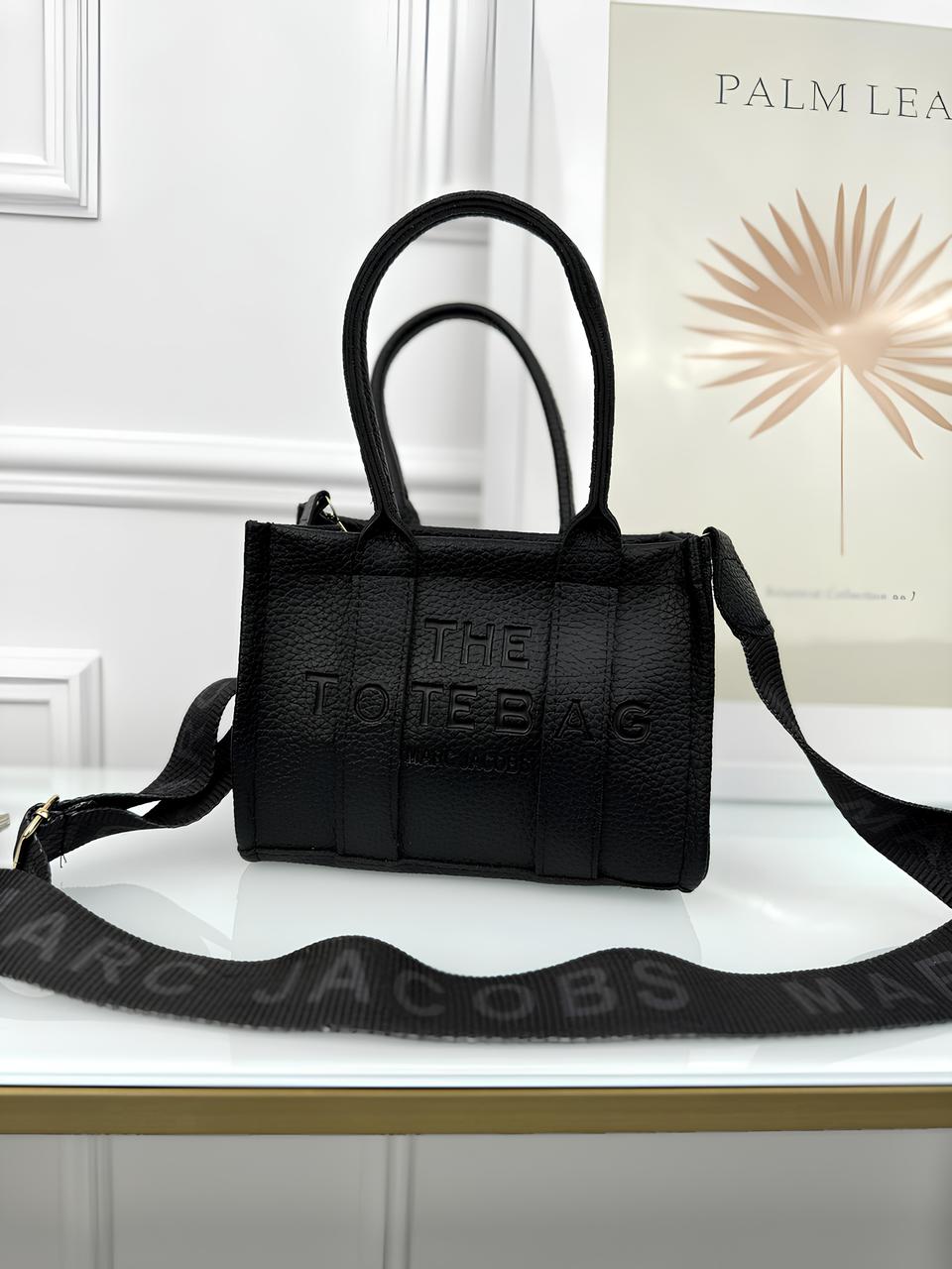 Сумка жіноча Марк Джейкобс шопер чорний Marc Jacobs Tote Bag шопер міні, фото 1