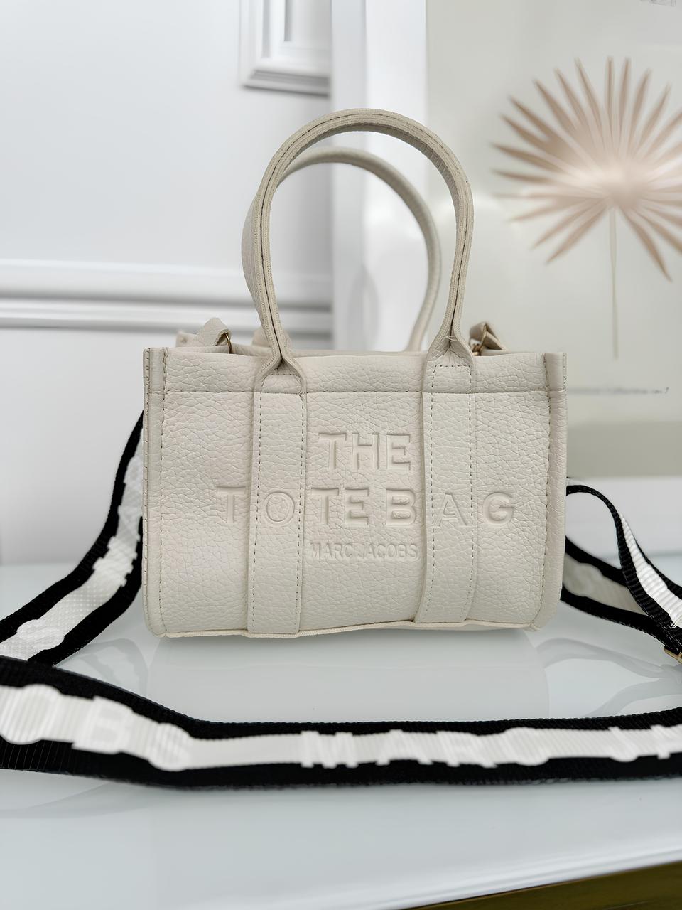 Сумка жіноча Марк Джейкобс шопер молочний Marc Jacobs Tote Bag шопер міні, фото 1