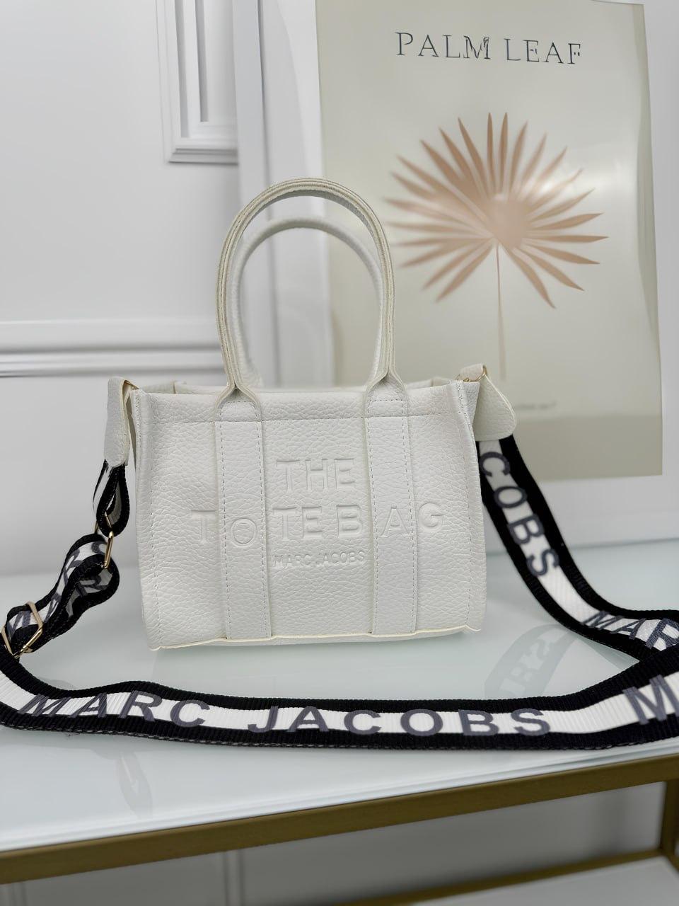 Сумка жіноча Маркбалкс шопер білий Marc Jacobs Tote Bag шопер міні, фото 1