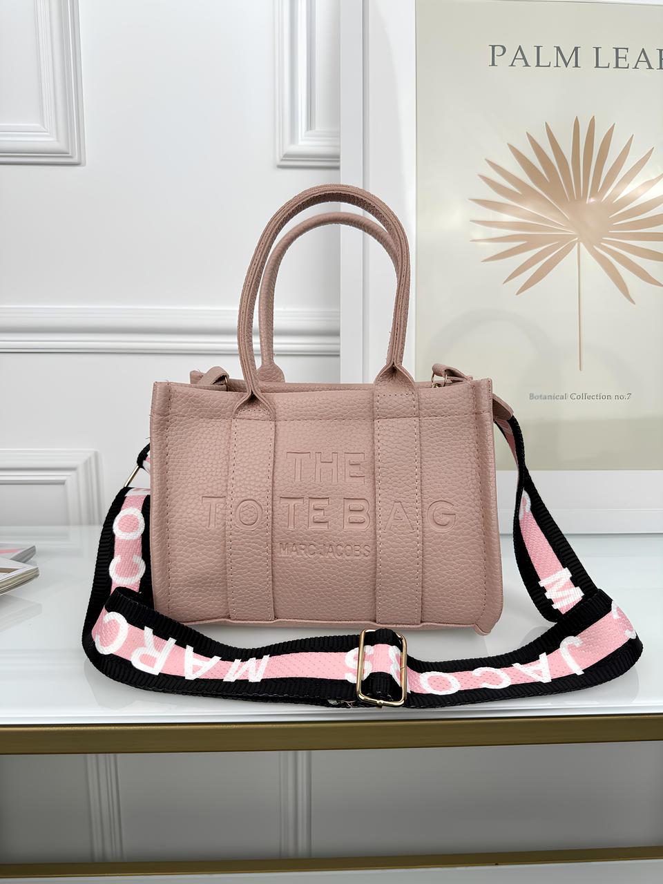 Сумка жіноча Марк Джейкобс шопер рожевий Marc Jacobs Tote Bag шопер міні, фото 1