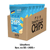 Baget CHIPS сир, натуральні сухарики, швидкий перекус з собою, легкий перекус на роботі, перекус в машину