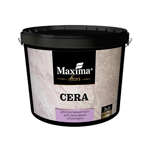 Декоративний віск для оздоблення рельєфних штукатурок "Cera" TM "Maxima"