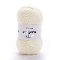 YarnArt ANGORA STAR (Ангора Стар) № 502 молочний (Пряжа, нитки для в'язання)