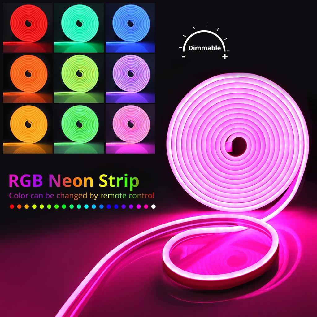Неонова стрічка для авто Neon Led Strip 5M RGB USB Bluetooth Різнобарвна, фото 1