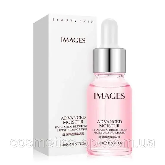 Сироватка з олією троянди IMAGES ADVANCED MOISTUR ROSE PINK 15 ml (6941349322719), фото 1