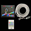 Неонова стрічка для авто Neon Led Strip 5M RGB USB Bluetooth Різнобарвна, фото 2