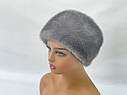 Жіноча шапка з хутра суцільної норки,"Шар"., фото 2