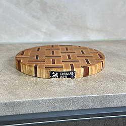 Дошка обробна торцева кругла Gorillas BBQ DS26