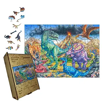 Пазл дерев'яний Нова Ера, A5 (20х14 см, 35 дет.) , Картонна коробка