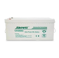Універсальний гелевий акумулятор для котла і сонячних панелей Jarrett 12 V 200 Ah акумуляторна батарея