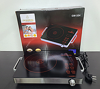 Кухонна інфрачервона електроплита настільна побутова одноконфоркова дачна електроплити одноконфорочні 2000W