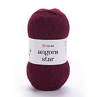 YarnArt ANGORA STAR (Ангора Стар) № 577 винний (Пряжа, нитки для в'язання)