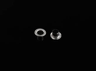 Люверси, блочки. Колір "нікель". 4.2 мм