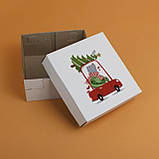 Дитяча Коробка на Новий рік для Подарункового Бокса 150*150*70 мм, фото 2