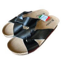 Чоловічі шльопанці сандалі Inblu на липучці, брендові шльопки на літо з анатомічною устілкою та білою підошвою.