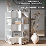 Стелаж Трансформер MebelProff К-39, стелаж для книг, стелаж для дому, стелаж для декору, фото 7