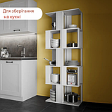 Стелаж MebelProff К-40, стелаж для книг, стелаж для будинку, стелаж для декора, полиці для іграшок, книг, фото 6
