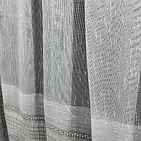 Готовий Турецький тюль з льону Розмір 300x270 Якісна гардина з льону