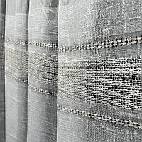 Готовий Турецький тюль з льону Розмір 200x270 Якісна гардина з льону