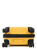 Валіза мала S поліпропілен жовта 55х37х22см/38л/2.7кг/Worldline 291, фото 6