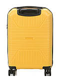 Валіза мала S поліпропілен жовта 55х37х22см/38л/2.7кг/Worldline 291, фото 3
