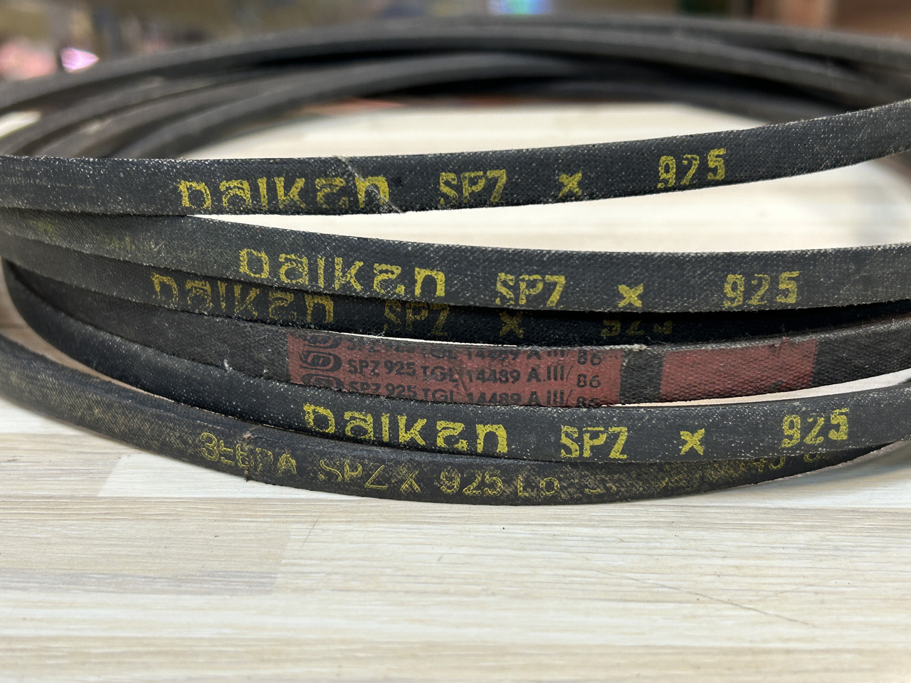 Ремінь клиновий SPZ 925 Lw, 10x925 Lw - DAIKEN GERMANY, фото 1