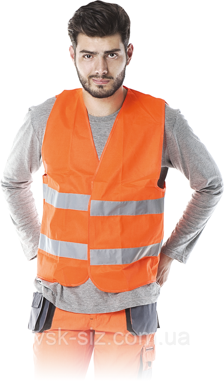 Жилет сигнальний KOS-5SE-P REIS RAW-POL ПОЛЬЩА, фото 1