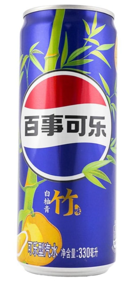 Газований напій Pepsi Cola White Grapefruit Green Bamboo 330 мл
