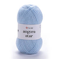 Пряжа YarnArt Angora Star № 215 блакитний (Ярнарт Ангора Стар)