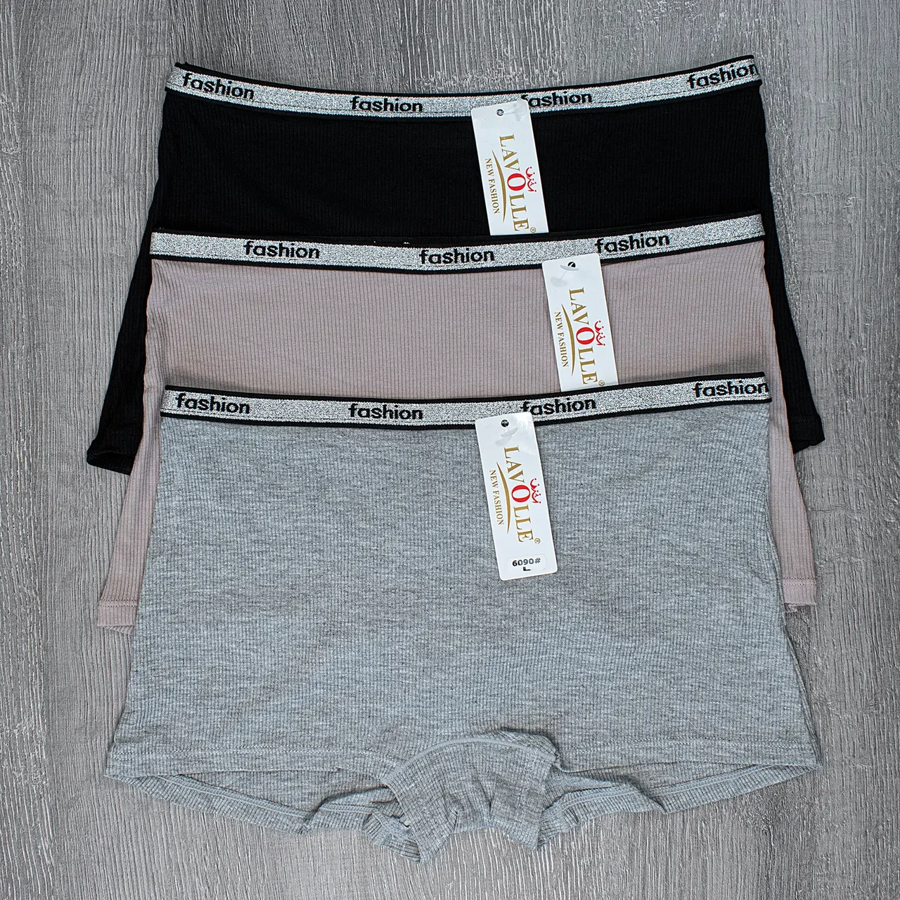 Труси шорти жіночі рубчик віскоза 42-48р 3 кольори, фото 1