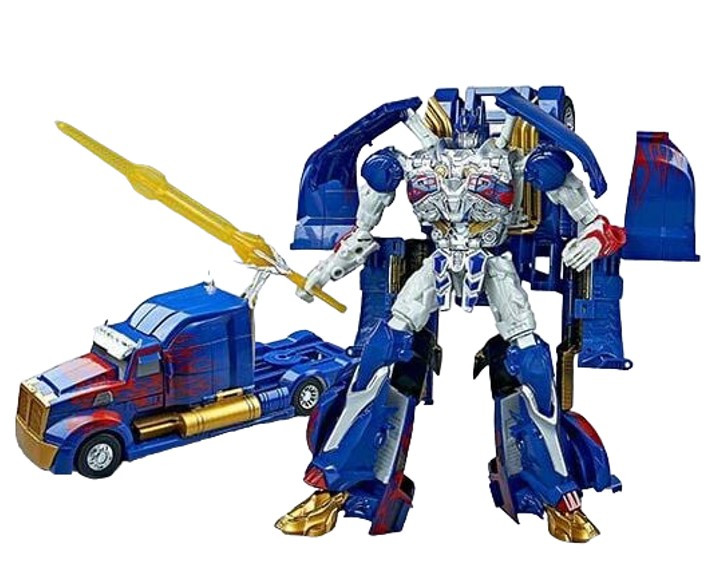 Трансформер Optimus Оптімус Прайм великий 34 см рухливі елементи, з мечем, в коробці