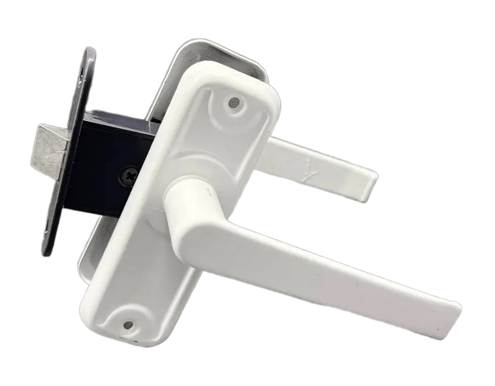 Ручка клямки Тандем ЗЩ1 на планці біла