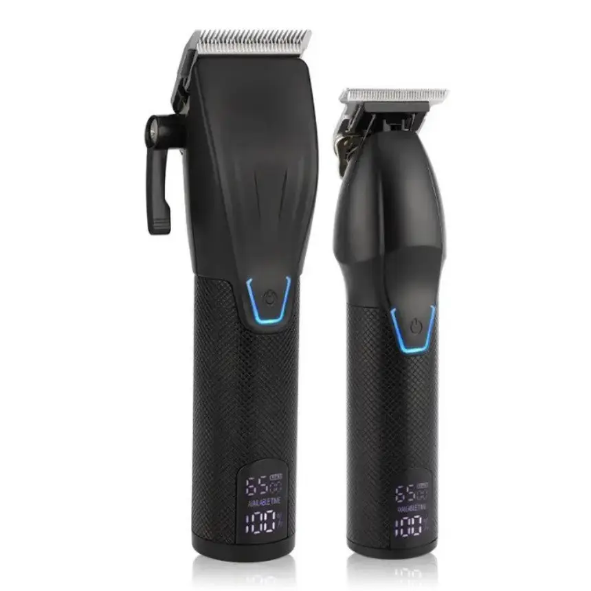 Набір для стрижки Resuxi Set Black (машинка + тример + 2 пари ножиць) LM-2027-BK, фото 1